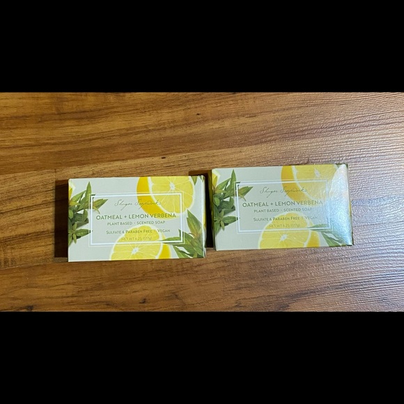 Shugar SoapWorks Plant Based Scented Bar Soap Oatmeal & Verbena (2) New - Picture 7 of 10